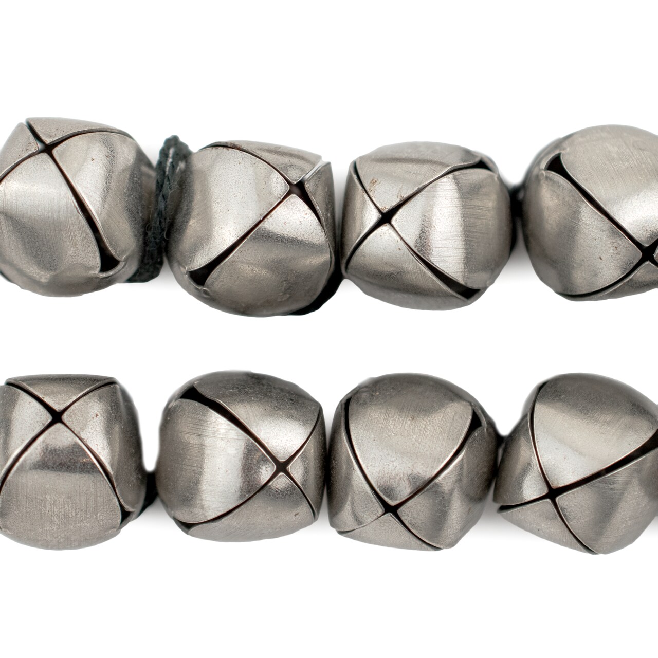 The Bead Chest Silver Bell Pendants (16mm) - Great for Christmas Crafts, Holiday Decor, Jingles, Ornaments, and More